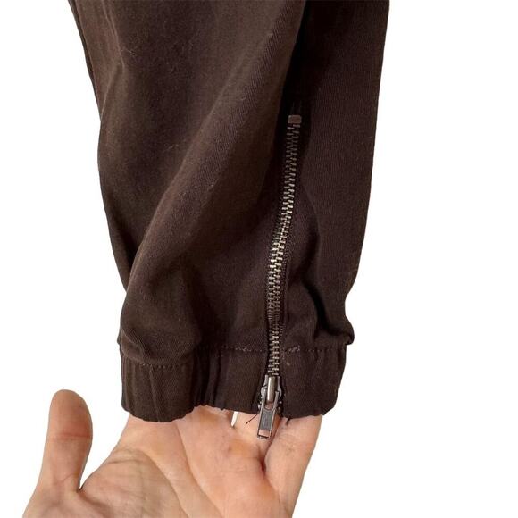 Good Hart Womens Casual Cotton Jogger Pants Size 6 Brown Stretch Office Festival - Picture 8 of 15